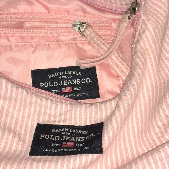 Vintage Polo Jeans Co. Pink Preppy Handbag - Picture 8 of 8